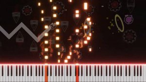 At the Speed of Light by Dimrain47 - Piano Tutorial / Cover (Geometry Dash)