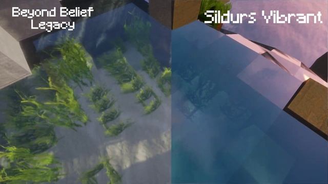 Beyond Belief Legacy Vs Sildurs Vibrant extream Comparation Shader Minecraft Java смотреть онлайн