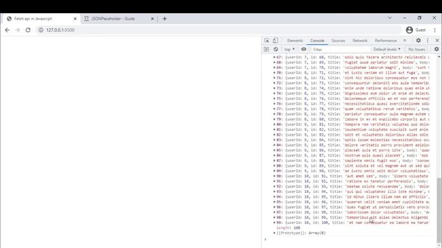 Retrieve the json with the fetch api смотреть онлайн