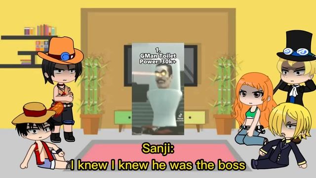 One Piece + Luffy react to Skibidi Toilet ? смотреть онлайн
