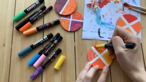 Рисуем акрилом маркерами posca