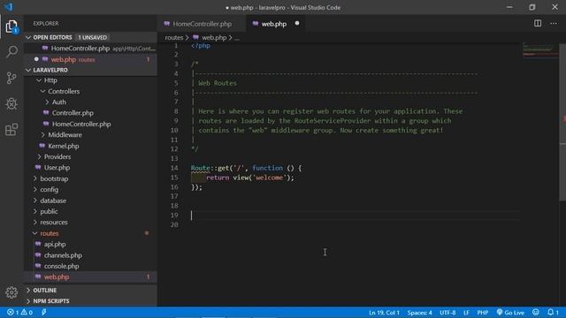 Laravel 6.2 Tutorial - Controller