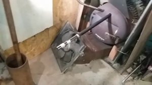 Как растопить печь на масле.