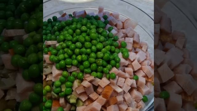 Оливье по-новому и сикретный рецепт майонеза.