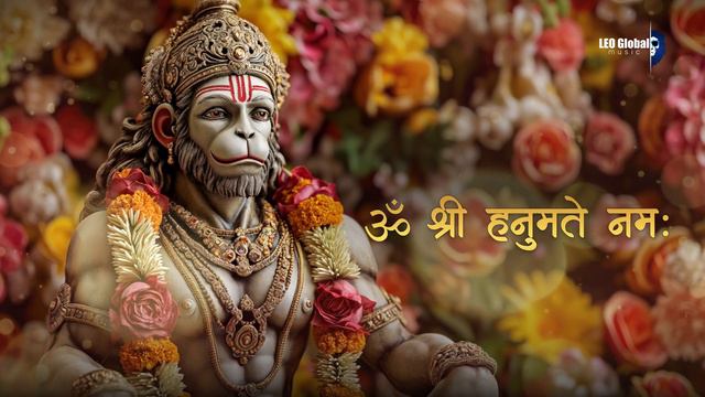 Om Shri Hanumate Namah Mantra 108 Times Fast | ॐ श्री हनुमते नमः | Leo Global Music