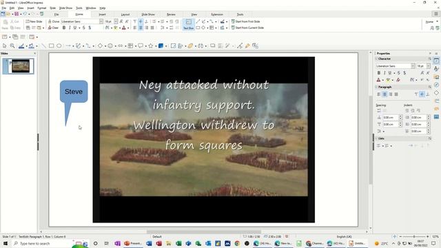 How to add video and sound in LibreOffice Impress