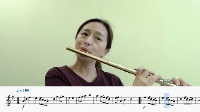 ABRSM Flute Grade2 A2 Vivace смотреть онлайн