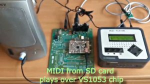 MIDI over VS1053