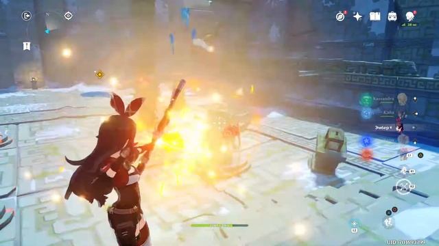 ✅4 факела на время Genshin Impact Ледяная пещера (загадка) смотреть онлайн