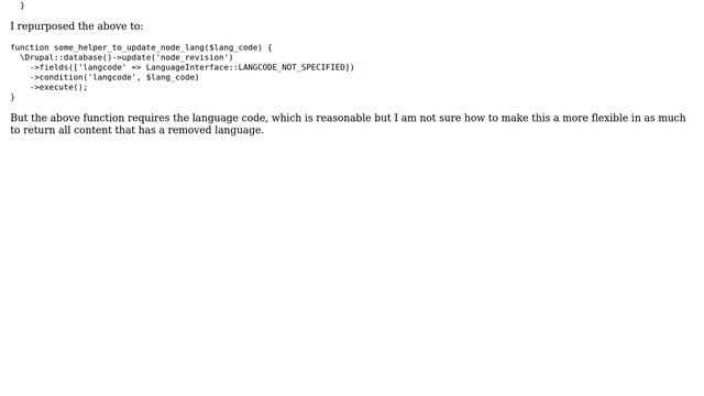 query to retrieve all translations and nodes of a language that has been removed from the system? смотреть онлайн