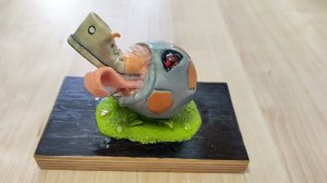 Лепим мячик. Полимерная глина.