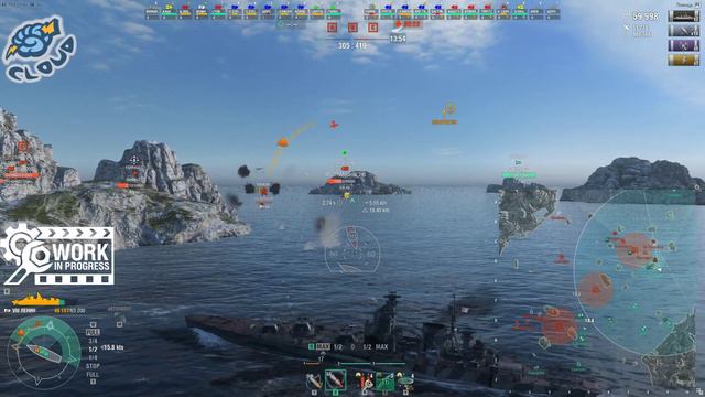 Советские линкоры в World of Warships. Владивосток и Ленин. смотреть онлайн