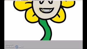 Undertale Speed Paint   Asriel And Flowey (Paint tool sai)