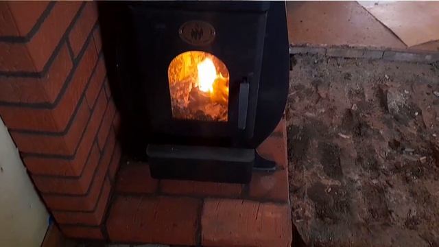 установка печи в садовый домик. смотреть онлайн
