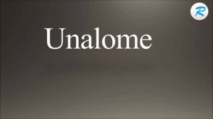 How to pronounce Unalome