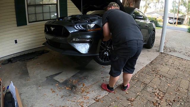 Crashed my dads S550 mustang tryna drift bro [MP concepts grille install] смотреть онлайн