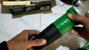 mencoba Mesin Gerinda Tangan Angle Grinder RYU By Tekiro RSG 100 - 3