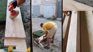 Кровать из бруса своими руками