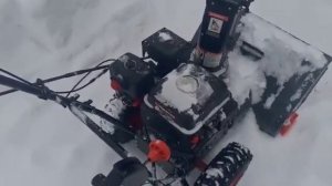 Холодный запуск снегоуборщика Парма в -20С⁰