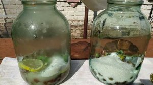 ШВЕПС из крыжовника, лимона и мяты на зиму. Компот из крыжовника??