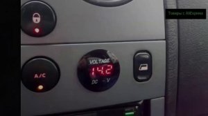 ВРЕЗНОЙ ВОЛЬТМЕТР ДЛЯ АВТО. АВТОТОВАРЫ ИЗ КИТАЯ.