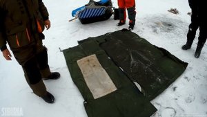 Пол с подсветкой в палатке на зимней рыбалке от дяди Вовы (Kizir7)