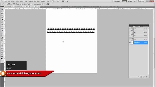 How To Create Chain Stitch Brush and Back Stitch In Photoshop? смотреть онлайн