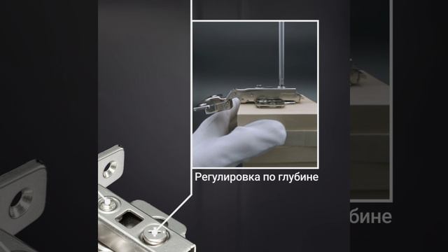 3D Петля, Unihopper, накладная, с доводчиком и декоративной заглушкой смотреть онлайн