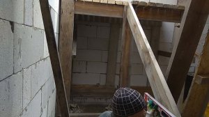 Временная ЛЕСТНИЦА на 2 этаж СВОИМИ РУКАМИ