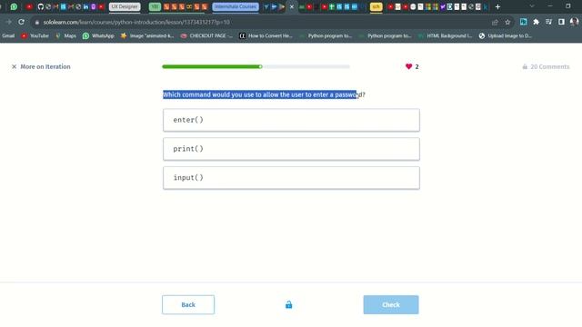 44 More on Iteration | Introduction to Python | Sololearn