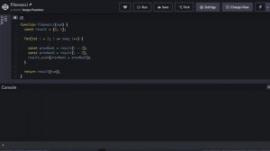 Задача про числа Фибоначчи. Решение на JavaScript