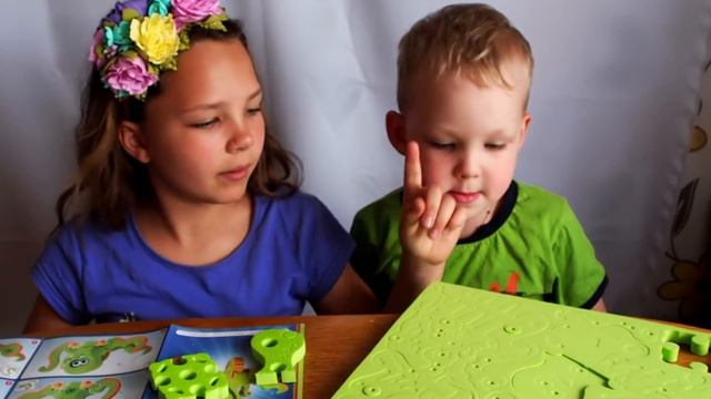 Конструктор Блоко Настя и Вова собирают морских животных смотреть онлайн