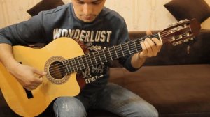 Estas Tonne - The Song of the Golden Dragon Видео урок для начинающих! Разбор на гитаре! Часть №2