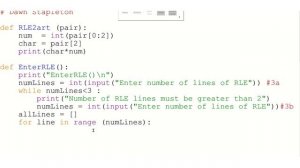 3c    Enter each line of RLE