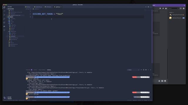 ULTIMATE DISCORD BOT - Episode 6 - Cleaning and implementing developer and production settings