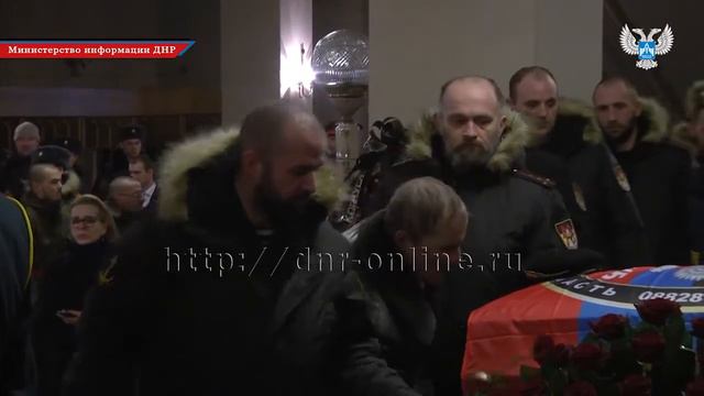 Прощание с Героем ДНР Михаилом Толстых “Гиви“ смотреть онлайн