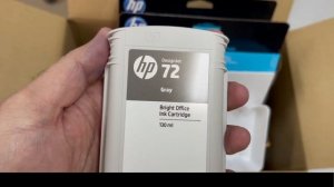 HP Designjet T1200   how to replace your ink cartridges in hindi urdu #printing #plotter #hpprinter
