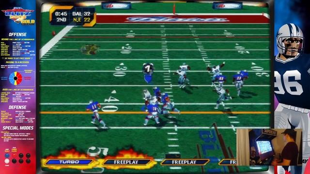 WORLD RECORD: NFL Blitz 2000 GE (Arcade) - Most Points & Most TD's In A Single Game смотреть онлайн
