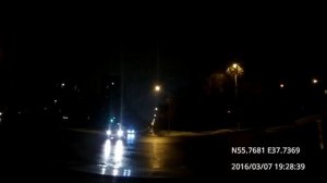 Текстильщики - Соколиная Гора - Королёв 07/03/2016 (timelapse 4x)