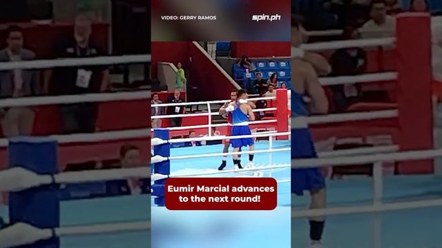 Eumir Marcial advances to the next round! 🫡 #asiangames2022