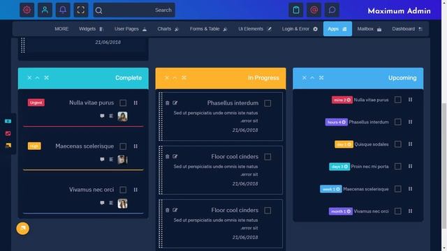 Admin Panel Template Dashboard Bootstrap 5 with Dark RTL Theme смотреть онлайн