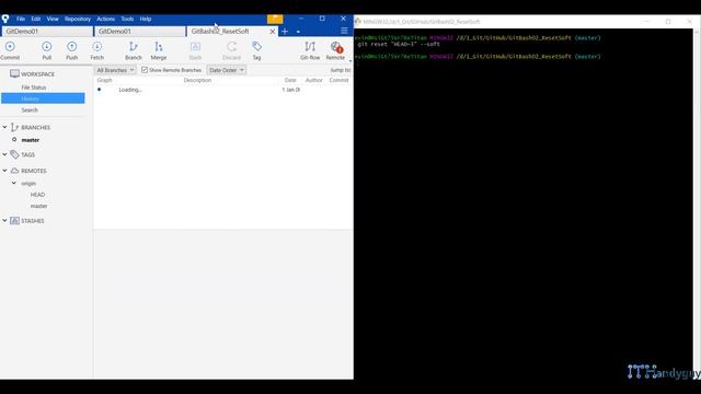 (T31-5)GitBash刪除多個Commit，(Soft、Mixed、Hard)ResetToCommit。git reset CommitId --soft、--mixed、--hard смотреть онлайн