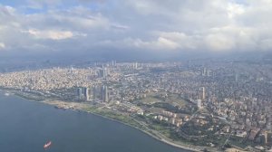 Spectacular Aerial Views From Pegasus Flight PC131 & Landing at Sabiha Gokcen SAW Airport Istanbul