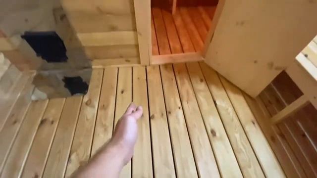 Баня из Бруса 6 на 3 . На 3 отделения. Жар Парыч смотреть онлайн