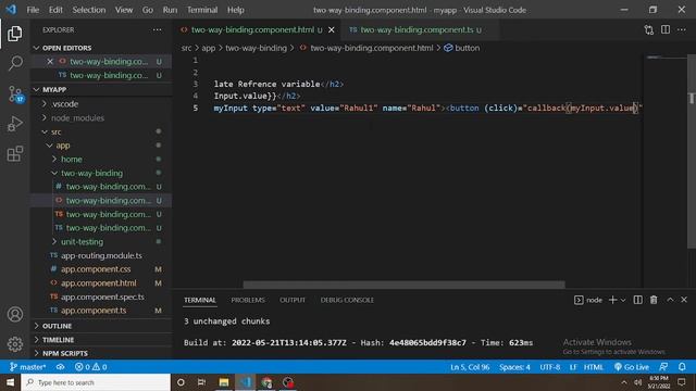 Angular Tutorial - 10 - Template Reference Variables смотреть онлайн