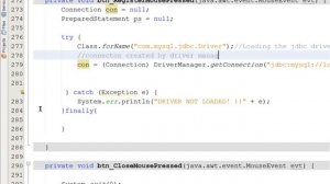 Video4; Database Connectivity And Insertion Of Tuples -Electronic Sales And Inventory Management Sy