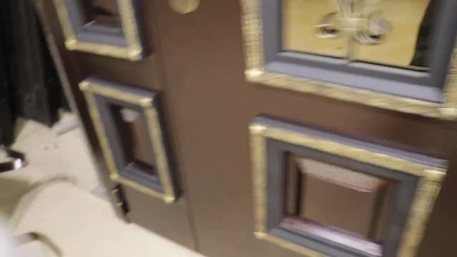 Дверь металл-панель 2-х створчатая с ковкой КС14Н, полкой и отдельно фрамугой смотреть онлайн