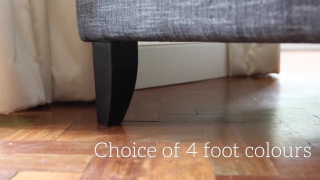 Poppy Upholstered Bed | Button & Sprung смотреть онлайн