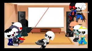 Sans AUS react to Killer vs M87 sans