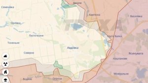 ??⚔??Авдеевка взята! Примерная визуализация на карте как это было